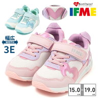 【お買い物マラソン】 イフミー スニーカー キッズ 子供靴 きらめき ハート ソリッドラバースニーカー 30…