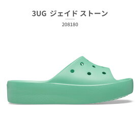 クロックス サンダル レディース クラシック プラットフォーム スライド 208180 001 100 2Y2 3UG 6S0 crocs 2023春夏 CLASSIC PLATFORM SLIDE シャワーサンダル 軽量