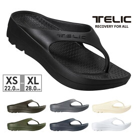 【お買い物マラソン】 サンダル メンズ レディース ダブル フリップ フロップ TELIC 2023春夏 W-FLIPFLOP 厚底 スリッポン ビーチサンダル ラッピング不可