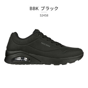 XPb`[Y Xj[J[ Em X^h I GA Y 52458 BBK W SKECHERS GAN[h [tH[ UNO STAND ON AIR Air-Cooled Memory Foam GA\[  g[jO