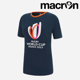 【感謝セール】 マクロン ユニフォーム レディース RWC23 FRANCE ウィメンズ Tシャツ 57127261 macron 023フランス大会 オフィシャル記念 グッズ ラグビー ワールドカップ