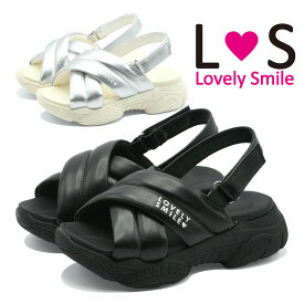 ラブリースマイル サンダル キッズ 子ども靴 LS6010 Lovely smile 2026春夏 かわいい おしゃれ スポサン