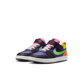 NIKE スニーカー キッズ 子供靴 ナイキ コートボロー LOW リクラフト PS DV5457 502 NIKE COURT BOROUGH LOW RECRAFT