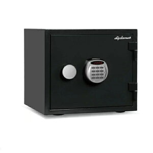 【保証18カ月】ディプロマット 耐火耐水金庫 19L テンキー式 耐火時間約60分 重量31kg 警報アラーム機能 覗き見防止機能 デュアルコントロール機能 暗証番号間違いロック機能 クリスタルシリ