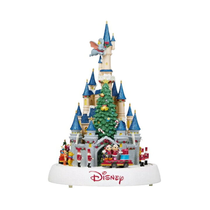 楽天市場 ポイント10倍 ディズニー クリスマスツリー 約45cm ライト点灯 Disney クリスマス 飾り オブジェ 置物 おしゃれインテリア 光る シンデレラ城 ミッキー ミニー プルート プーさん グーフィー ドナルド デイジー ダンボ サンタ マジックキングダム Xmas