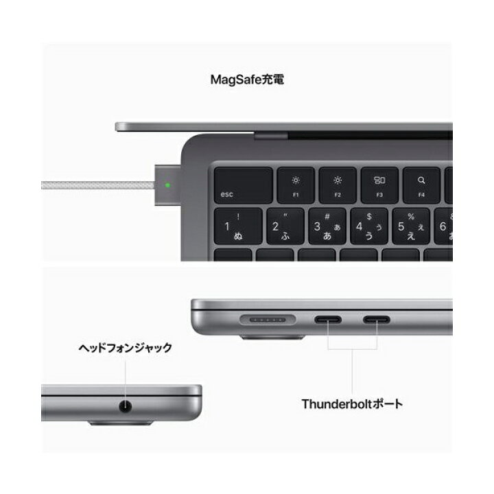 楽天市場】アップル MacBook Air M2 チップ 8コア メモリ 8GB SSD 