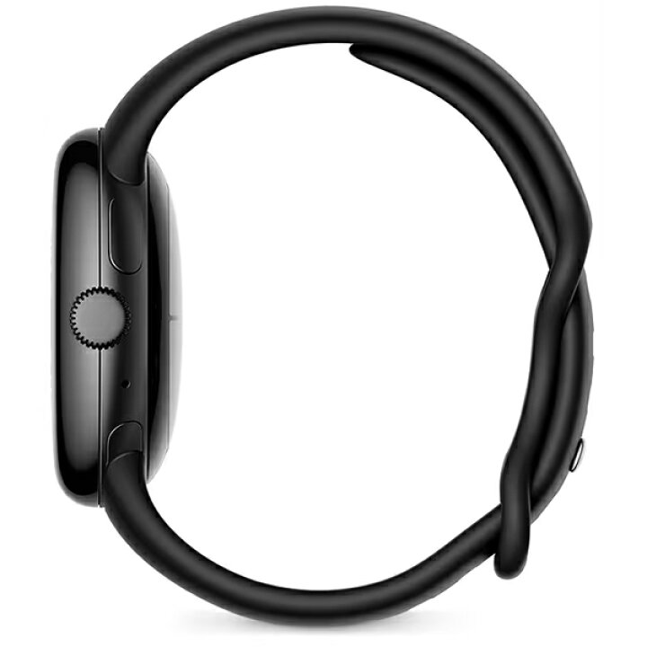Google グーグル Pixel Watch 心拍計 Matte Black ステンレス ケース  
