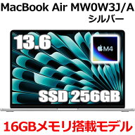MacBook 16GBメモリ アップル Apple MacBook Air M4 MW0W3J/A 13型 13.6インチ M4チップ SSD 256GB メモ…
