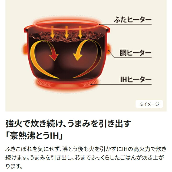 楽天市場】【2025年発売】日本製 象印 ZOJIRUSHI 炊飯器 5.5合炊き NW 