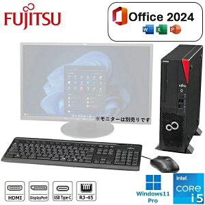 yMicrosoft OfficeZbgzxm fXNgbvp\R FUJITSU ESPRIMO D7014/RX Windows11 Pro Core i5 Í@\t SSD 256GB  8GB DVDX[p[}` DisplayPort HDMI USB Type-C LLAN eL[tUSB{L[