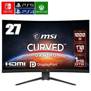 tbV[g 170Hz 27C` p Q[~Oj^[ ߉\ x 1ms MSI MAG 275CQRF-QD 1ms WQHD HDMI DisplayPort VESA Ή u[Cgy Cz[q j^[ fBXvC Q[