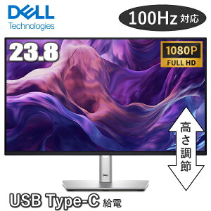 yc]/߁z USB Type-CdΉ Dell P2425HE tj^[ 23.8 ^ tHD IPS tbV[g 100Hz VESA Ή HDMI j^[ j^ t tj^ tfBXvC f 23.8C` p