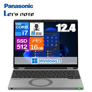 bcm[g m[gp\R Panasonic CF-SR4B20AS Windows 11 Pro 12.4^ FHD+ Core i7  16GB SSD 512GB Wi-Fi6E webJ pi\jbN CFSR4B20AS CF-SR4 Let'snote bc m[g RpNg Let's note oCPC 