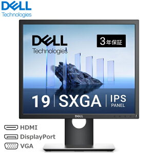 �t�����j�^�[ 19�C���` IPS Dell Pro 19 Plus VESA �Ή� �X�N�G�A ���t���b�V�����[�g �ő�76Hz HDMI DisplayPort VGA USB ���j�^�[ �t�� �t���f�B�X�v���C �f�� P1917S 19�^ �p�\�R�����j�^�[ �V�i �������j�^�[