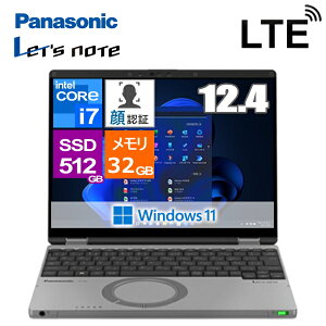���b�c�m�[�g Panasonic CF-SR4STGAS sim�t���[ �m�[�g�p�\�R�� Windows 11 Pro 12.4�^ FHD+ Core i7 ������ 32GB SSD 512GB Wi-Fi6E web�J���� �p�i�\�j�b�N CFSR4STGAS CF-SR4 Let'snote ���b�c �m�[�g �R���p�N�g Let's note ��