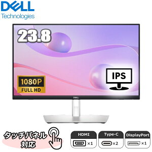 �y10�_�}���`�^�b�`�p�l���zDell ���j�^�[ P2424HT-A �t�����j�^�[ 23.8 �^ �^�b�`�p�l�� USB Type-C ���d �t��HD IPS VESA �Ή� HDMI ���j�^ �t�� �t�����j�^ �t���f�B�X�v���C �f�� Type-C���d�f�B�X�v���C