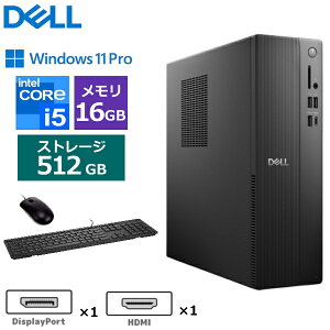 �y�@�l����z�f�X�N�g�b�v�p�\�R�� Dell Pro Slim Essential ����SSD 512GB ������ 16GB Windows11 Pro Core i5-14500 vPro SSD HDMI Display Port USB�L�[�{�[�h USB�}�E�X DTOP116-001N1 �f�X�N�g�b�vPC �V�i �{��