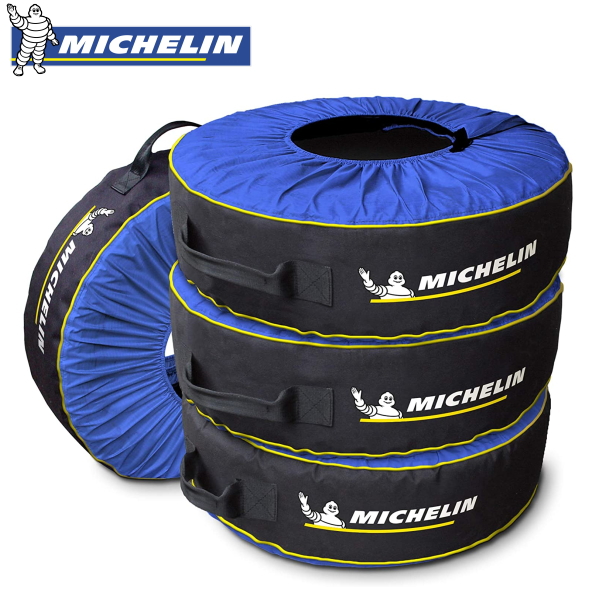新品 送料無料 サマータイヤ スタッドレスタイヤ MICHELIN ミシュラン タイヤバッグ SALE 81%OFF 最大48%OFFクーポン 4本分 バッグ Michelin タイヤカバー 131260 サイズ調整付 タイヤバック4個セット