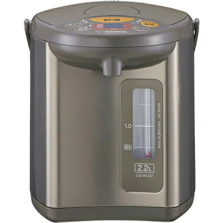楽天市場】象印 マイコン沸とう電動ポット 2.2L 蒸気セーブ カフェ 