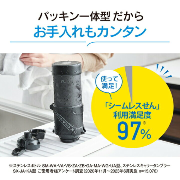 楽天市場】【スポーツドリンクOK】 象印 水筒 シームレス 1リットル 
