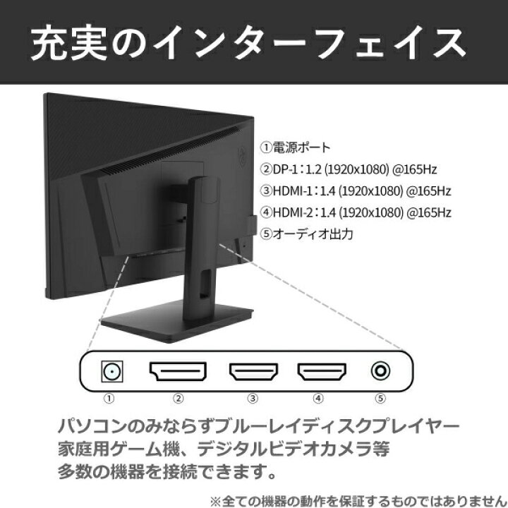 楽天市場】【165Hz対応】ゲーミングモニター 23.8インチ IPS 