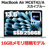新品 未開封 MacBook 16GBメモリ アップル Apple MacBook Air M4 MC6T4J/A 13型 13.6インチ M4チップ SSD…