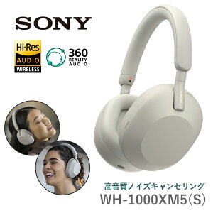 SONY ���C�����X �w�b�h�z�� WH-1000XM5 �v���`�i�V���o�[ �}�C�N�t�� Bluetooth ������ �w�b�h�t�H�� ���C�����X�w�b�h�t�H�� ���C�����X�w�b�h�z�� �w�b�h�Z�b�g �m�C�L���� ���C�����X�w�b�h�Z