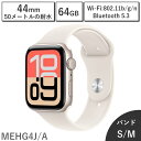 【国内正規品/保証未開始/新品】Apple Watch SE3 GPSモデル 44mm MEHG4J/A バンドサイズ S/M 64GB 第3世代 本体 スターライトアルミニウムケースとスターライトスポーツバンド 新品 アップル スターライト MEHG4JA アップルウォッチ