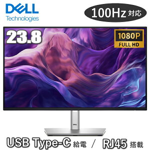 ycʑΉ/USB Type-Cdz Dell P2425HE tj^[ 23.8 ^ tHD IPS tbV[g 100Hz VESA Ή HDMI j^[ j^ t tj^ s{bg tfBXvC f Type-CdfBX