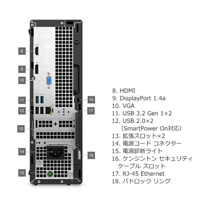 楽天市場】【法人限定】Dell OptiPlex 7020 SFF デスクトップパソコン 