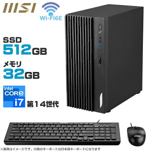 ySSD512GB/32GBځzMSI PRO DP180 fXNgbvp\R Windows 11 Pro Core i7  32GB SSD 512GB Wi-Fi 6E L[{[h }EX DisplayPort HDMI 14A-806JP fXNgbvPC Vi