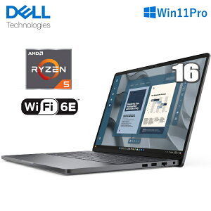 y@lzDell Pro 16 m[gp\R NBLA144-002N1 Windows 11 Pro Ryzen 5  8GB SSD 256GB 16^ tHD+ Wi-Fi6E WebJ eL[t{L[{[h f NBLA144002N1 m[gPC { }Ol^Cg