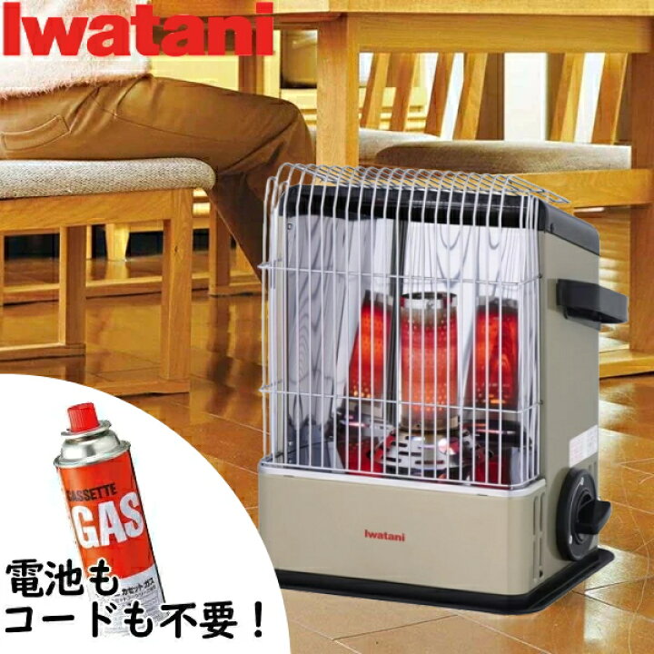 楽天市場】Iwatani イワタニ カセットガスストーブ デカ暖 CB-STV-DKD 