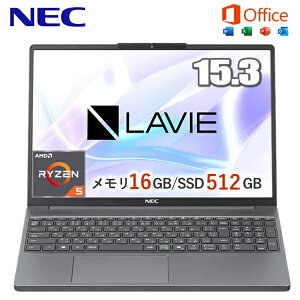 �yMS Office���ځzNEC LAVIE Direct N15 Slim �m�[�g�p�\�R�� 15.3�^ WUXGA IPS Windows 11 Pro AMD Ryzen 5 ������ 16GB SSD 512GB Wi-Fi7 �v���C�o�V�[�V���b�^�[�tweb�J���� ���i�O���[ 15.3�C���`