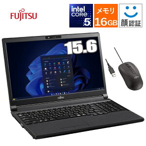 �y ������16GB / ��F�� �z �x�m�� �m�[�g�p�\�R�� LIFEBOOK A5515/AX Windows 11 Pro 15.6�^ HD Core 5 ������ 16GB �Í����@�\�t SSD 256GB DVD�X�[�p�[�}���` Wi-Fi6E web�J���� �e���L�[�t���{��L�[�{�[�h A5515 FUJ