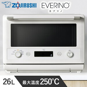 �y���s39.9cm�z�ۈ� �I�[�u�������W 26L ES-GY26 �I�[�u�� �����W �t���b�g 250�� �������W �p�M �d�q�����W ZOJIRUSHI EVERINO �G�u���m ES-GY26-WA ESGY26 �z���C�g