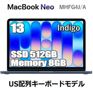 �yUS�L�[�{�[�h�zMacBook Neo 512GB SSD 8GB ������ Apple A18 Pro�`�b�v MHFG4J/A CTO���f�� 13�C���` 6�R�A �C���f�B�S �p��z�� US Liquid Retina �f�B�X�v���C Touch ID ���� Magic Keyboard �V�i ���J�� 1�N�ۏ� �A�b