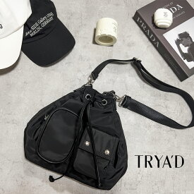 ハッスイ 巾着 ショルダーバッグ レディース ナイロン おしゃれ 【love-est】 小さめバッグ 大人 ナイロンバッグ 巾着バッグ 2way 旅行 軽量バッグ ミニバッグ 大容量 大人可愛い 軽量