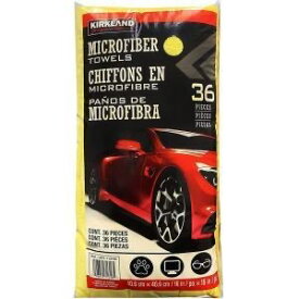 マイクロファイバータオル 　クロス　イエロー　ブルー　36枚 コストコ カークランド