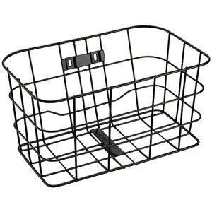 【メーカー純正品】【正規代理店品】かっこいいデザイン!ブリヂストン マークローザ用フロントバスケット BK-MR ブラック 【自転車用品】