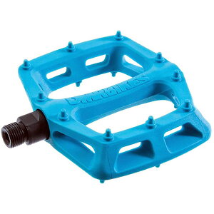 �y���[�J�[�����i�z�y���K�㗝�X�i�zDMR �y�_�� V6 Plastic Pedal Cro-Mo Axle Blue �y���]�ԗp�i�z
