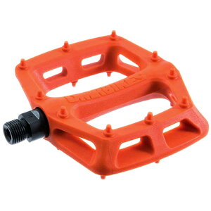 �y���[�J�[�����i�z�y���K�㗝�X�i�zDMR �y�_�� V6 Plastic Pedal Cro-Mo Axle Orange �y���]�ԗp�i�z