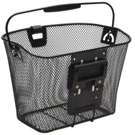 【メーカー純正品】【正規代理店品】RIXEN&KAUL(リクセン&カウル) KM817 ユニバスケット ウィズ ライトクリップ フロントバスケット ブラック 【自転車用品】