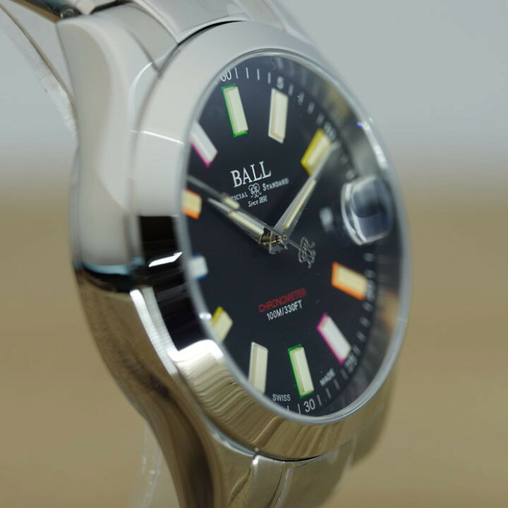 MARVELIGHT CHRONOMETER マーベライト クロノメーター ボールウォッチ BALL WATCH エンジニアIII EngineerIII マーベライト レインボー ブラック文字盤 NM9026C-S33CJ-BK 腕時計 自動巻 正規品 TSホリウチ 腕時計 プロトタイプインビクタパープルエクスカーションメイドマスターカレンダークロノウォッチprototype invicta purple excursion swiss made master calender chrono 5040f watch