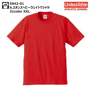 6.2�I���X �w�r�[�E�F�C�g ���n ���� T�V���c XXL 3L ���i�C�e�b�h�A�X�� UnitedAthle 5942-01 �����Y ���f�B�[�X�@�X�^���_�[�h ����T�V���c ���� �㎿ �v���~�A�� ���i�� �n�[�t�X���[�u ���R�X�p 