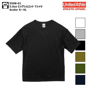 5.6�I���X �r�b�O�V���G�b�g T�V���c S M L XL ���i�C�e�b�h�A�X�� UnitedAthle 5508-01 �����Y ���f�B�[�X �I�[�o�[�T�C�Y �g�����h �t�� �H�~ �X�g���[�g �J�W���A�� �_���X �A�[�X�J���[ ���ԐF ��