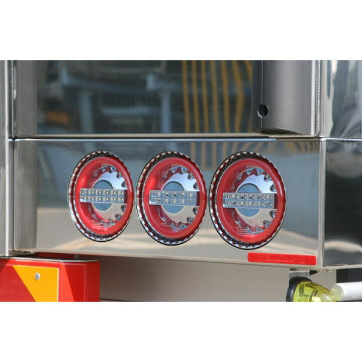 楽天市場】JB 丸型LEDテールランプ 3連 バックランプ付 R/Lセット 