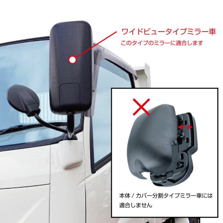 楽天市場】ミラーカバー単品 サイドミラー助手席側用 エアループ 