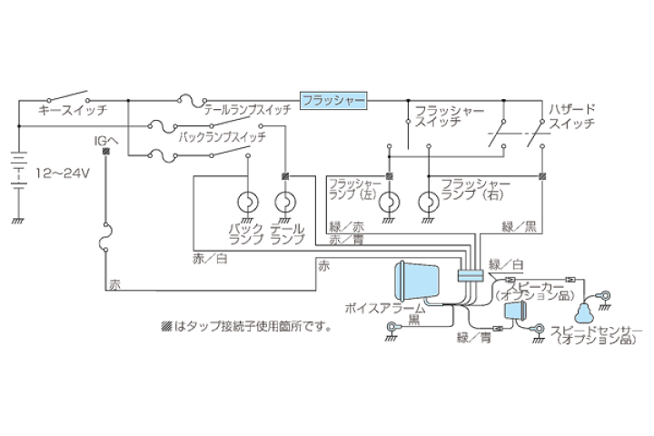 楽天市場】NDボイスアラーム 12V・24V共用 : トラックショップなかむら