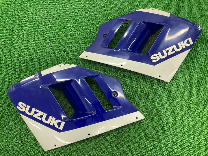 楽天市場】GSX-R1100 サイドカウル 左右 青/白 スズキ 純正 バイク 